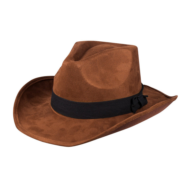 Cappello da cowboy marrone