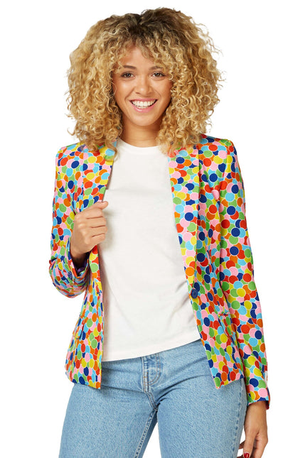 Blazer coriandoli da donna OppoSuits