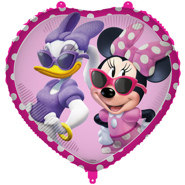 Palloncino a elio Minnie Mouse Cuore vuoto 46 cm