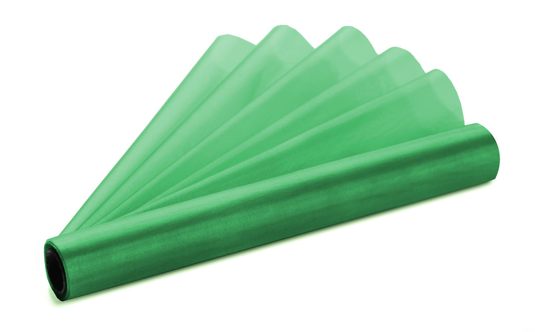 Tessuto Organza Verde 16cm 9m