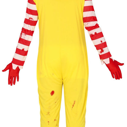 Costume di Halloween da clown zombie uomo L