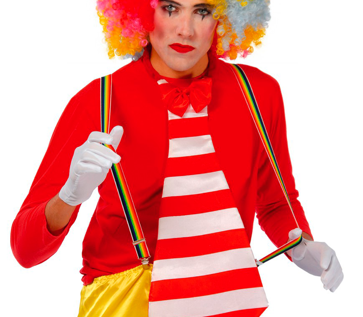 Bretelle da clown 75 cm