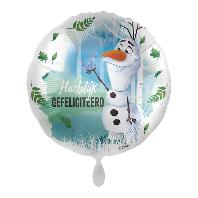 Palloncino Frozen a elio Olaf vuoto 43 cm