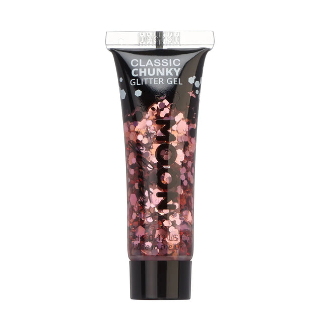 Moon Glitter Classic Chunky Gel Glitterato Rosa 12ml