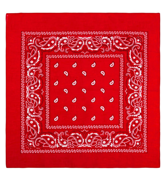 Sciarpa rossa Bandana