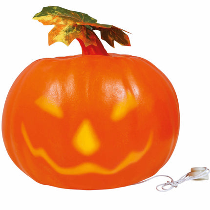 Decorazione da tavolo di Halloween Zucca con luce 23 cm