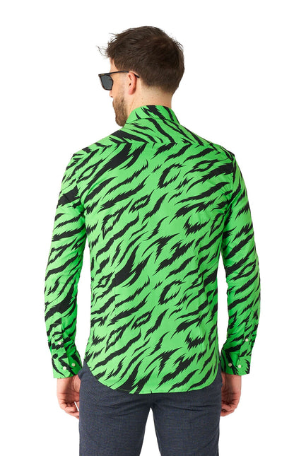 Camicia Tiger Verde Uomo OppoSuits