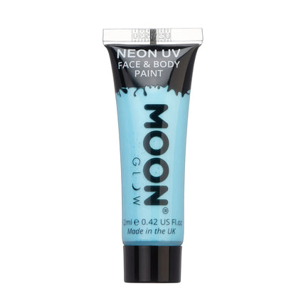 Moon Glow Pastel Neon UV Face Paint Blu pastello 12ml