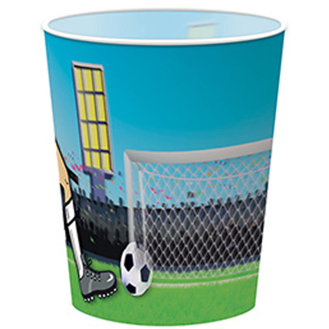 Tazze da calcio 3D in plastica 250ml 4pz