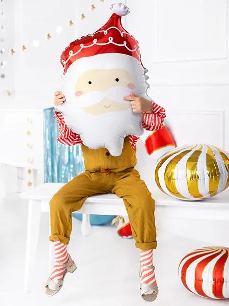 Palloncino ad elio Babbo Natale vuoto 70 cm