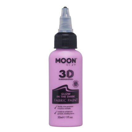 Moon Glow Vernice per tessuti fosforescente viola 30ml