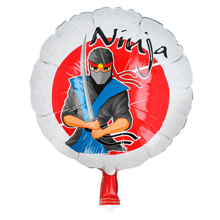 Palloncino ad elio Ninja vuoto 45 cm