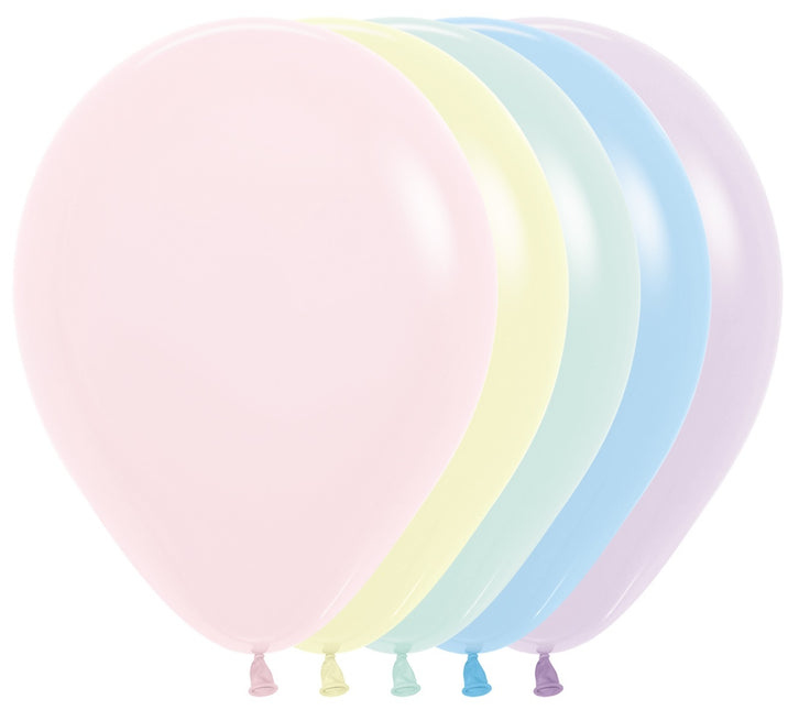 Palloncini Pastello Matte Mix 30cm 50pz