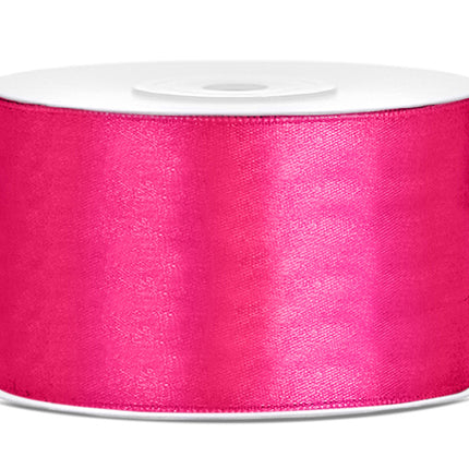 Nastro di raso fucsia 38mm 25m