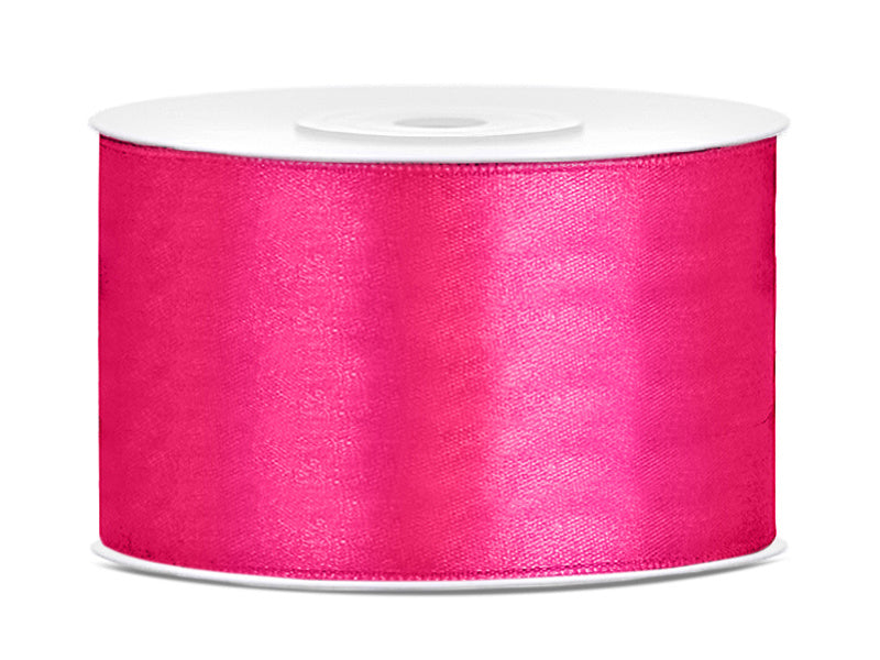 Nastro di raso fucsia 38mm 25m