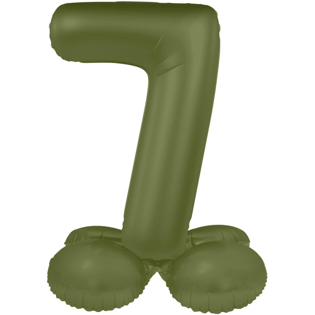 Palloncino 7 anni verde opaco 72 cm