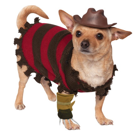 Costume da cane per Halloween Freddy Krueger