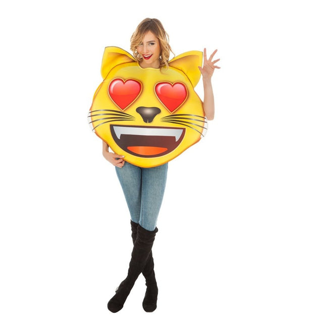 Costume Emoji Cat Heart