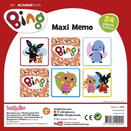 Bing Maxi Memo 36 pezzi