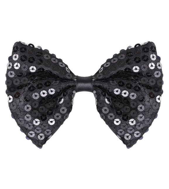 Fiocco nero con paillettes Unisex