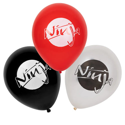 Palloncini Ninja 25cm 6pz