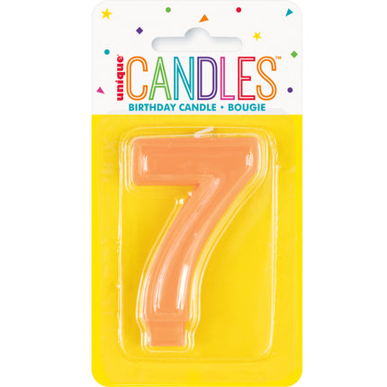 Candela 7 anni arancione