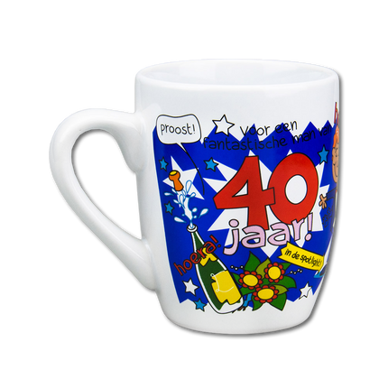 Tazza 40 Years Man 12cm