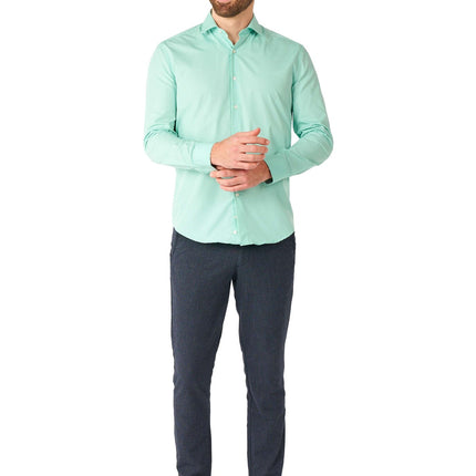 Camicia verde menta uomo OppoSuits