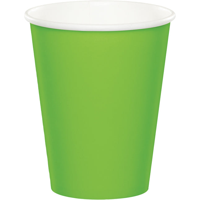 Tazze verde lime 256ml 8pz