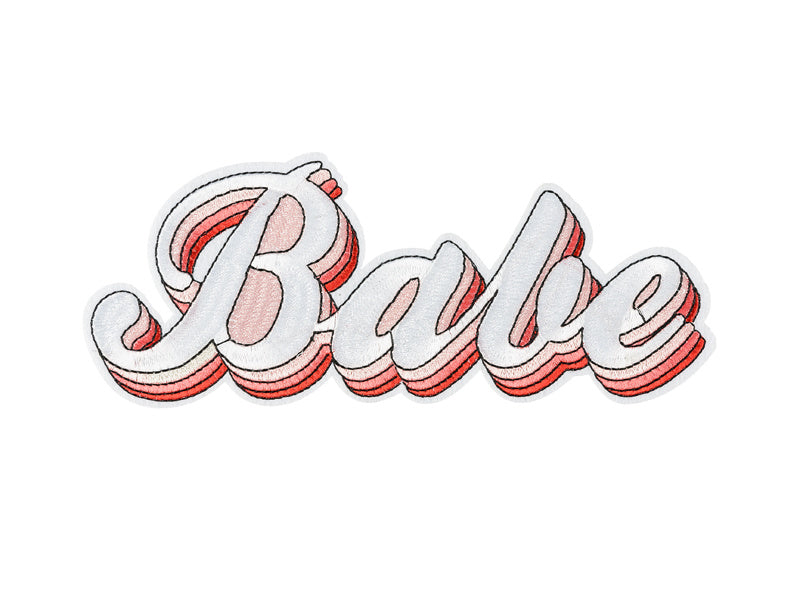 Emblema di ferro Babe 20 cm