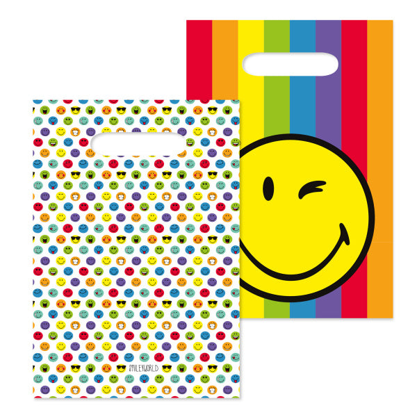 Sacchetti di condivisione Smiley 23,6 cm