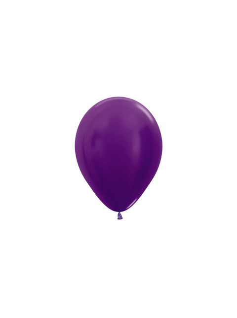 Palloncini Metallic Violet 12cm 50pz