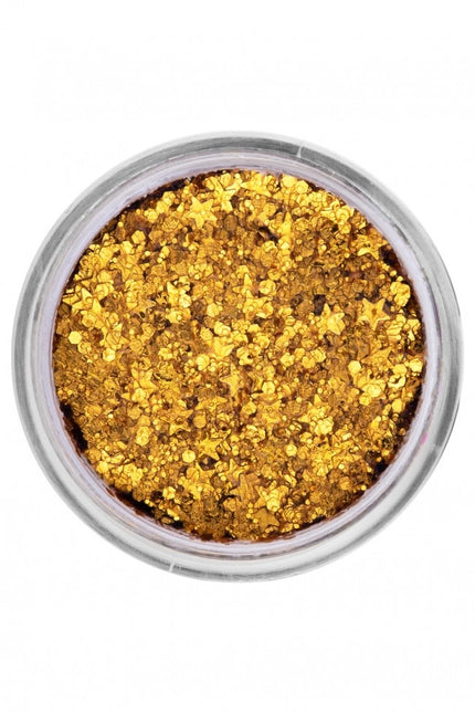 PXP Pressed Chunky Glitter Creme Gold Bar 10ml