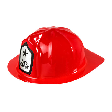 Casco da vigile del fuoco rosso