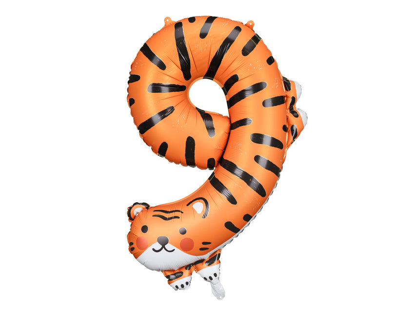 Palloncino ad elio 9 anni Tiger vuoto 76 cm