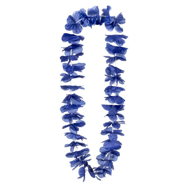 Corona di fiori Hawaii blu