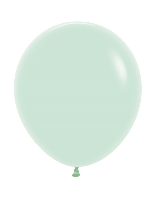 Palloncini Verde Pastello Opaco 45cm 25pz