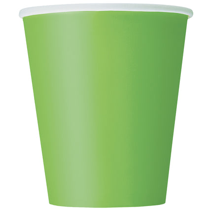 Bicchieri verde lime 266ml 14pz