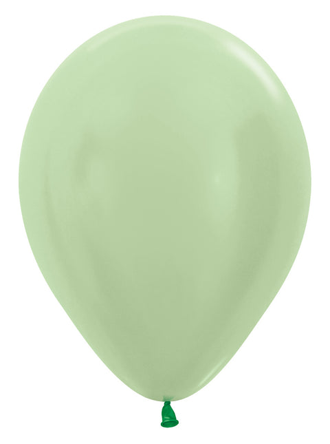 Palloncini satinati verdi 30cm 50pz