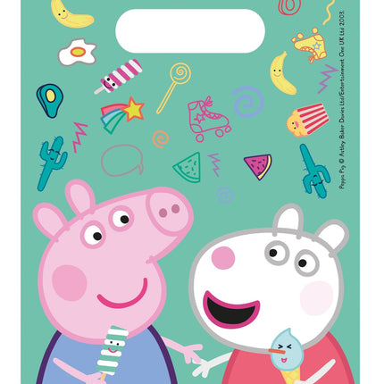 Sacchetti di condivisione Peppa Pig 23cm 6pz