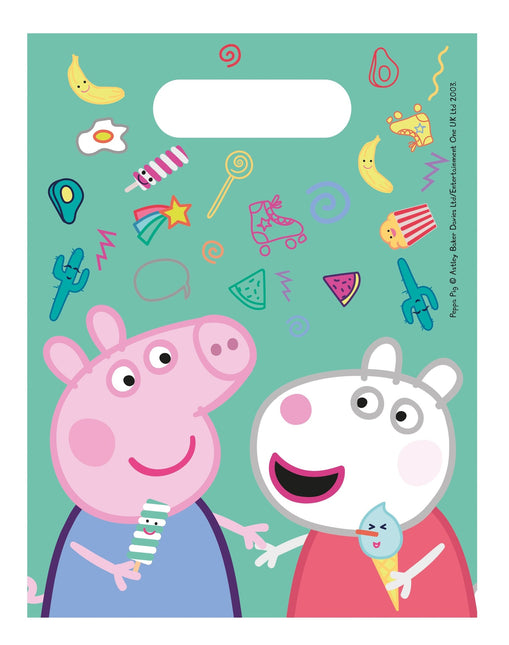 Sacchetti di condivisione Peppa Pig 23cm 6pz