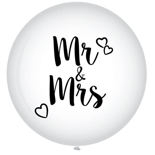 Palloncino Mr & Mrs XL 90 cm