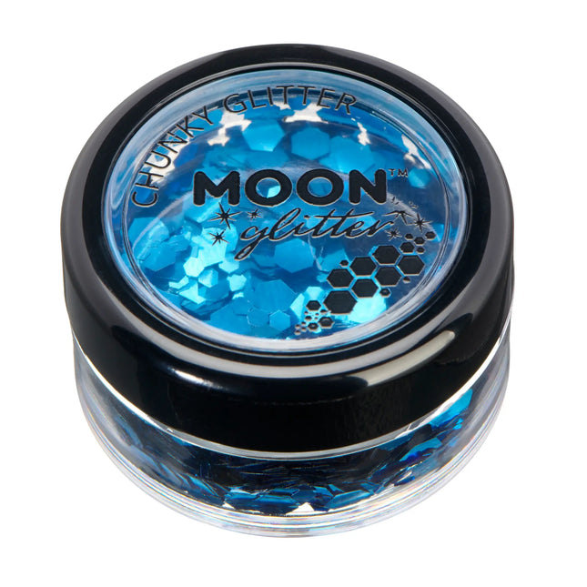 Moon Glitter Classic Chunky Glitter Blu 3g