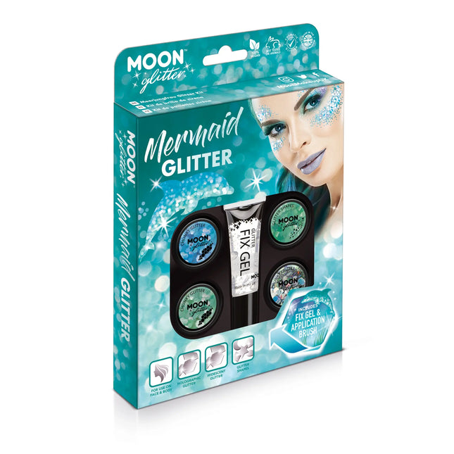 Kit di glitter per sirene Moon Glitter Kit di glitter per sirene