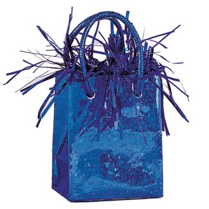 Borsa peso per palloncini blu scuro 8,3cm 157gr