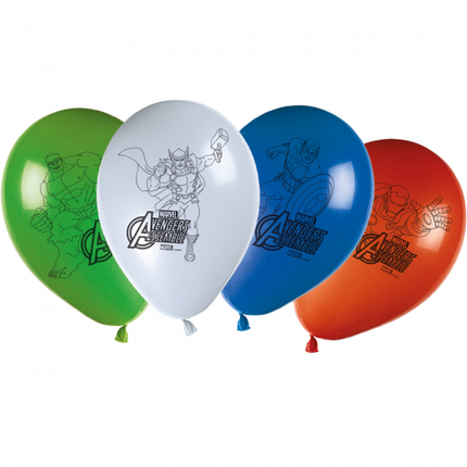 Palloncini Avengers 28cm 8pz