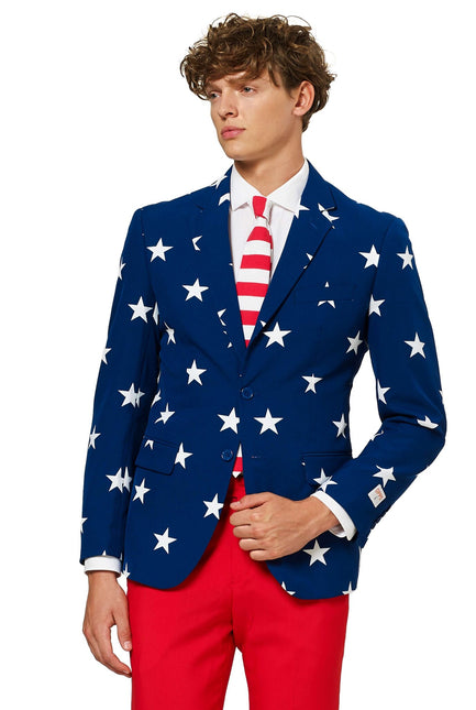 Tuta USA a stelle e strisce da uomo OppoSuits