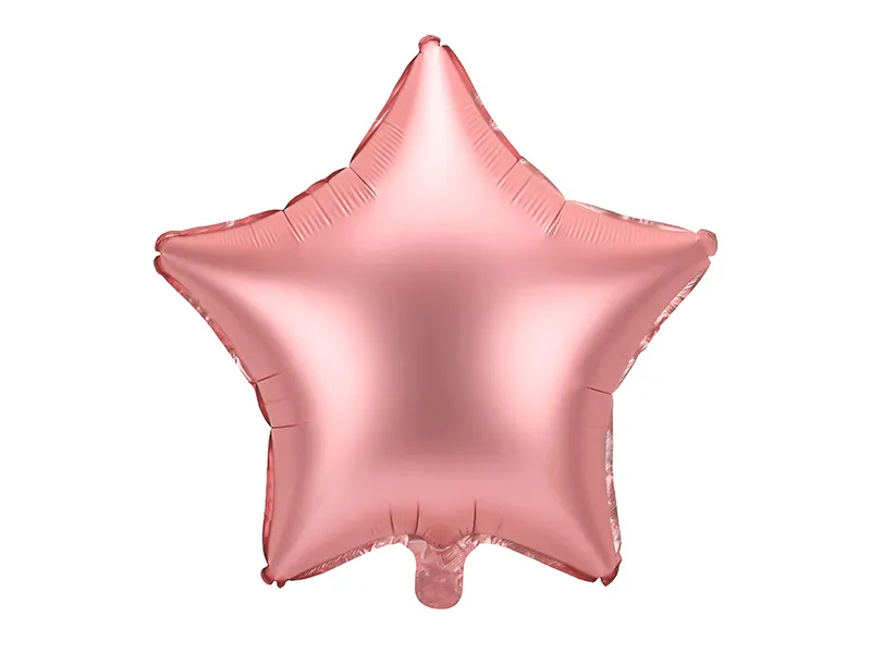 Palloncino ad elio Star Rose Gold vuoto 48 cm