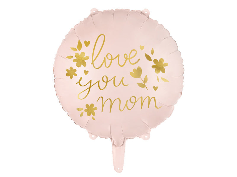 Palloncino ad elio Love You Mom vuoto 45cm