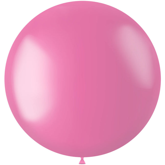 Palloncino rosa metallizzato Bubblegum Pink 80 cm